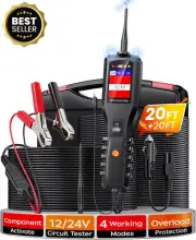 Circuit Probe Tester Kit, AC/DC Voltage, Diode, Fuse & Electrical System Test