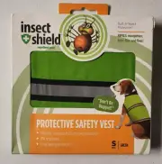 Insect Shield Insect Repellent Safety Vest For Dogs Ticks Mosquitoes Fleas SMALL