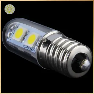 LED工作燈 純 暖白色冰箱燈泡燈AC 110V E14 1W 7 LED 5050 SMD clickstorevip