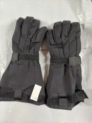 Ansel Hawkeye Military Extreme Cold Gloves w/ Liner Black, Size MEDIUM