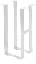 Pc Stand PC Tower Stand Under Desk Mount, Adjustable Width CPU Holder Steel PC Host Bracket Hanger, Max Load 25kgs, White/Black CPU Stand(White)