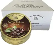 Cavendish and Harvey Deluxe Coffee Drops 175g Tin Sweets Candy Lollies x 10