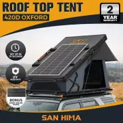 San Hima Kalbarri X Rooftop Tent Hardshell With Ladder + 200W Solar Panel