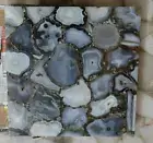 15" Grey Agate Stones Side table Top / agate coffee table top