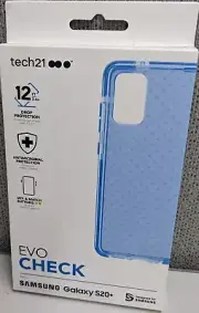 Tech21 Evo Check Case for Galaxy S20 Plus 5G - Serenity Blue