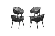 Livsip Outdoor Lounge Setting Furniture 5 Piece Patio Set