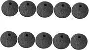 10pcs Black Sponge Clown Nose for Cosplay Halloween and Parties Attention Grabbing Costume Accessory Comfortable Fit Clown Nose for Performances and Dress Up