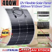 400W Flexible Solar Panel Mono Home Caravan Camping Charge Battery 400 Watt 12V
