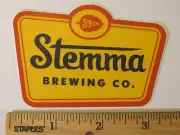 BEER Collectible STICKER: STEMMA Brewing ~ Bellingham, WASHINGTON Breweriana
