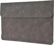 Laptop Sleeve Notebook Computer Protective Bag Cover Slim Carrying Pouch Case Durable Briefcase Bag Pocket for 15.6 Inch Laptop Tablet Phone Grey Horizontal Style