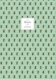 Honeybee Notebook - Lined Pages - A4 - Premium: (Green Edition) Fun notebook 192 lined pages (A4 / 8.27x11.69 inches / 21x29.7cm)