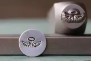 SUPPLY GUY 9mm Fallen Angel Metal Punch Design Stamp SGCH-136