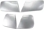 Compatible for Audi A6 C6 2005-2011 Car Door Panel Loudspeaker Pad Stereo Audio Speaker Covers Trim Frame Stickers Molding Auto Accessories