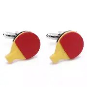 Cufflinks - Bats Table tennis table tennis bats Red