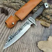 Fixed Blade Large Bowie Knife Hunting 3D Stonewash Survival Camping Knife BKN9