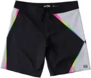 BILLABONG PRISM AIRLITE PERFORMANCE Men's Boardshorts - BLK - Size 34 - NWT