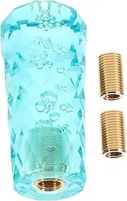 YOSADIER Crystal Shift Knob Manual Gear Stick Transparent Design for Luxury Car Interior Compatible Manual Automatic Transmissions