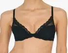 Natori Women's 30DDD Feathers Contour-Plunge Bra Black Style 730023 NWT