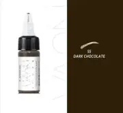 Nuva Colors Eyebrows DARK CHOCOLATE 1/2-oz Permanent Makeup Pigment PMU Ink