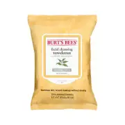 Burt's Bees Facial Cleansing Towelettes Normal Skin (with White Tea Extract) x 3