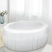 1 Set Birth Pool with Liner Including 1 Inflatable Home Birthing Pool 1 Liner Birthing Tub White Water Birth Tub for Labor Expectant Mothers Doula Midwife Supplies 65 L x 55 W x 26 H