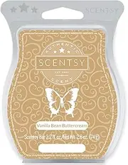 Scentsy Vanilla-Bean-Buttercream Scented Wax, Vanilla Bean