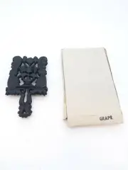 Nos Mini Cast Iron Trivets Grape MT-4 W/ Box