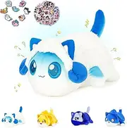 Aplushuman® 9-PCS 丨 11-inches Sheep Pierce Cat Plush + 8-Pcs Shoe Charms - Clothing Cat Collection - 100% Embroidered Plushie - Cat Stuffed Animal Collectible (Sheep Pierce Cat)