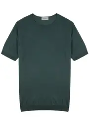 John Smedley Belden Cotton T-shirt - Grey XXL