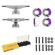 Venture Skateboard Trucks 5.2 High Spitfire 54mm Wheels / Bearings Package