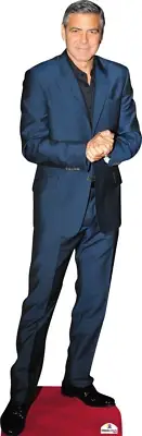 George Clooney Blue Suit Celebrity Cutout