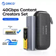 ORICO 4TB M.2 NVMe Enclosure with SSD External Portable Hard Drive Type-C Laptop