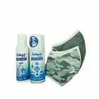 Collonil ANTI VIRUS SET - Virus Stop + Sanitizer Home + 2 Face Masks (Cotton)