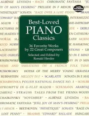 Best-Loved Piano Classics DOVER BOOK 36 Favorite Works by 22 Great Composers NEW