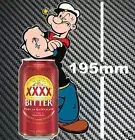 XXXX Bitter Beer Can Popeye Sticker Hotrod Shed Toolbox Bar Fridge Man cave BBQ