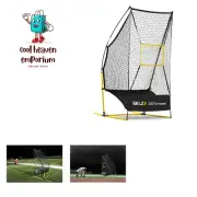 Quickster 4-in-1 Multi-Skill Football Net for Pass, Punt, Kick and Snap Train...