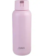 [Oasis] Moda Ceramic Lined Stainless Steel Triple Wall Insulated Drink Bottle 1L in Pink