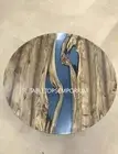 Custom Made Epoxy Resin Top Coffee Table, Epoxy Resin Counter Table, Home Decors