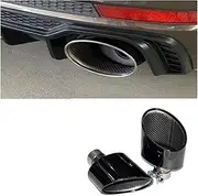 Car Exhaust Tip Exhaust Tip Compatible For S3 S4 S5 S6 RS3 RS4 RS4 RS5 RS6 Car Accessories Double Inner Muffler Tip Nozzle(Style 2)