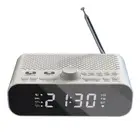 FM Clock Radio with Bluetooth Streaming Play LED Display Dual Alarm Clock4069