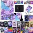For Samsung Galaxy Tab A9+ 8.7" 11" Tablet Shockproof Case Pattern Leather Cover