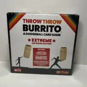 NEW Throw Throw Burrito (A Dodgeball Card Game) Extreme Outdoor Edition