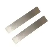 Pure Zinc Anode Sheet 2pcs (99.995% Pure) for Plating and Silver