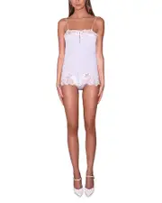 Fleur du Mal Lace Applique Slip