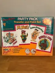 NEW Hanna Barbera Transfer Paint Set LAST 1 JETSONS YOGI SCOOBY-DOO FLINTSTONES