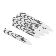 Lumber Marking Crayons, 8 Pcs 4.2x0.6 Inch Hex Wax Tire Marker, White