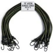 Pluvios - 18" Bungee Cords with Hooks Heavy Duty Outdoor