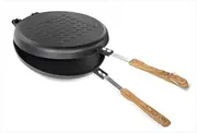 Hack Montagna HAC3189 Authentic Pizza Grill & Hot Pan, Black, W 9.1 x D 1.8 x H 17.7 inches (23 x 4