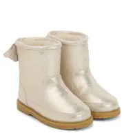 [Donsje] Donsje Metallic leather boots UK 11 metallic