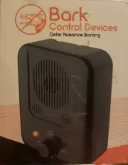 Black Ultrasonic Sound Deter Nuisance Barking Dog Bark Control Device - Open Box